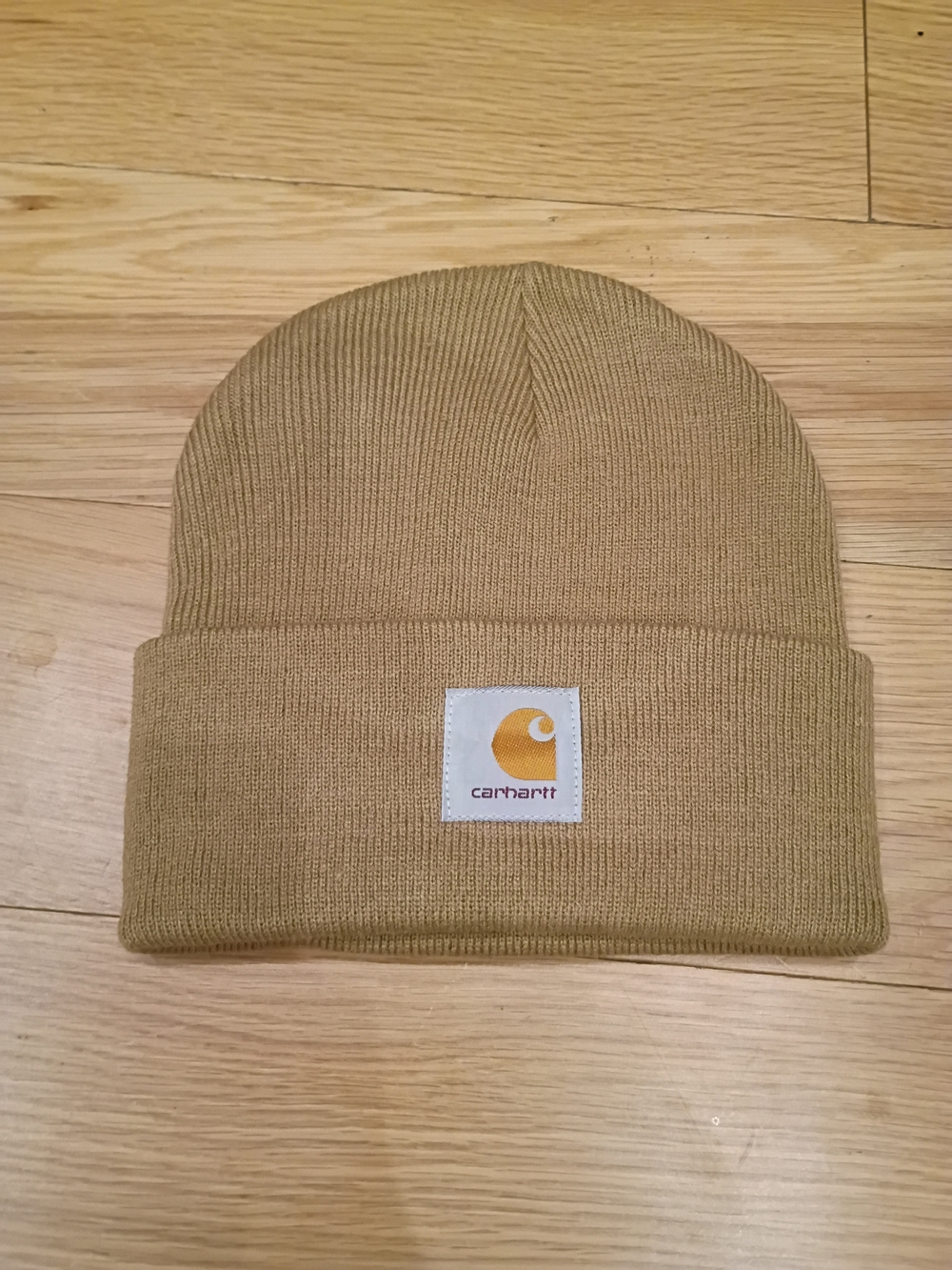 Nwot Tan Khaki Unisex Carhartt Knit Cuffed Beanie - Light Brown